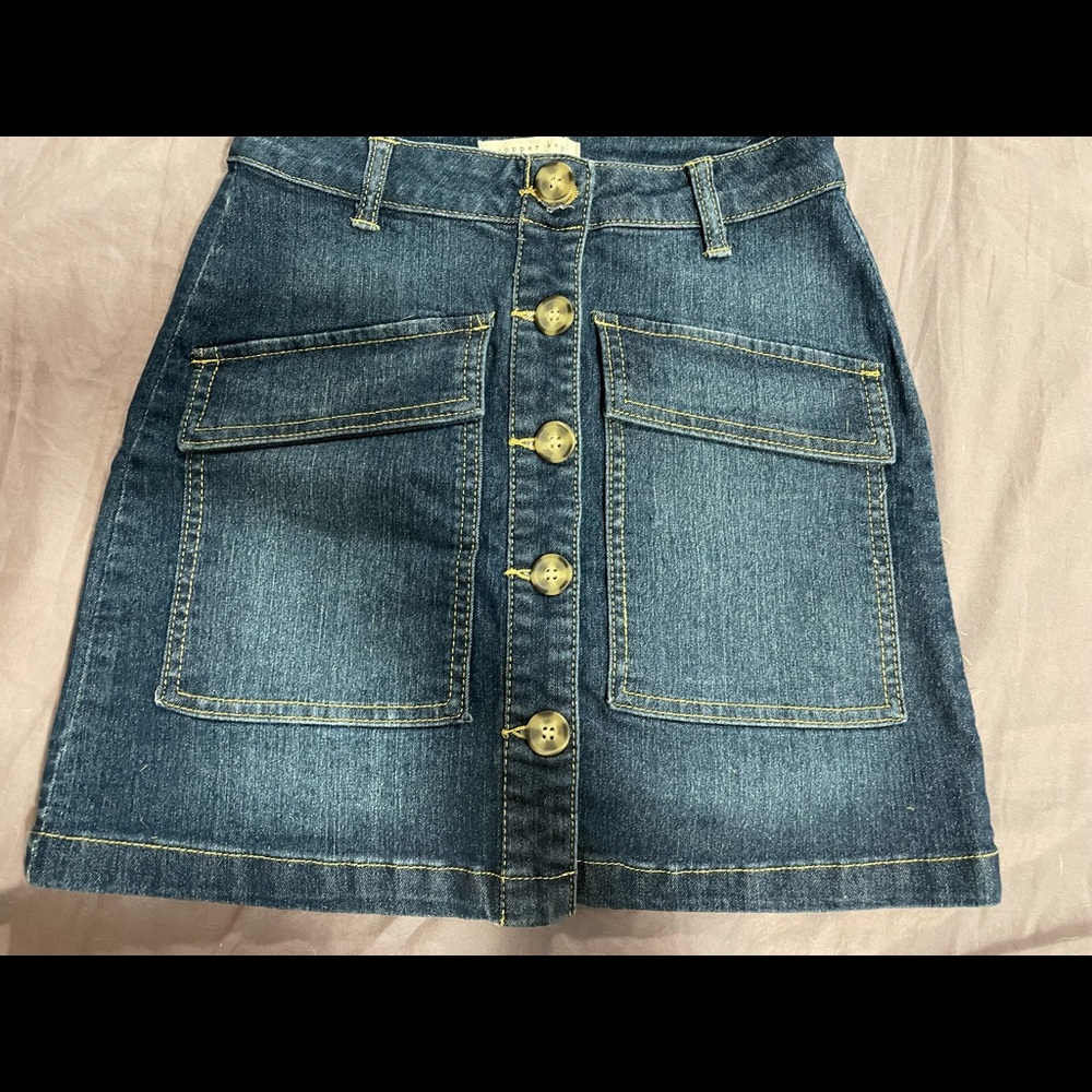 Cute button down demon skirt